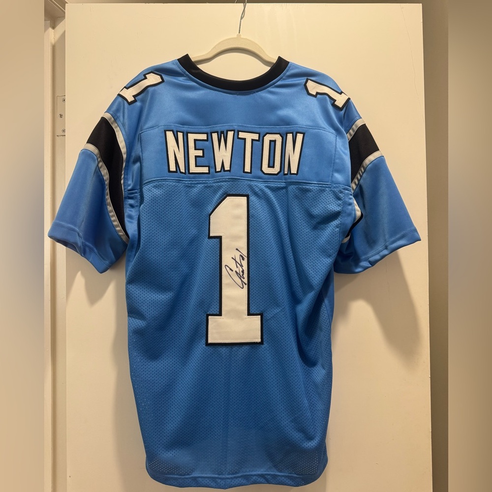Cam Newton Autograph Signed Carolina Panthers Jersey